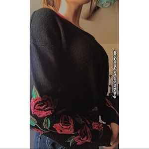 charlotte russe rose sleeve sweater